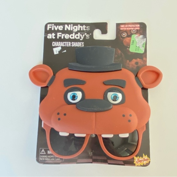 NWT FNAF Shades Fazbear Sunstashes Sunglasses Five Nights at Freddys - Picture 1 of 7
